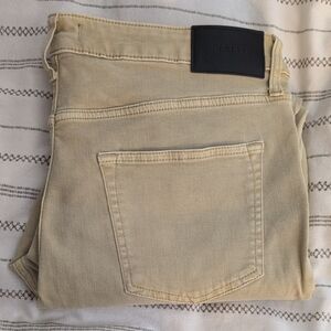 Express Light Tan Athletic Skinny Denim Pants 34x32